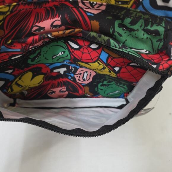 Marvel Comics Avengers 17" Backpack All Over Print Front Pocket New with Tags - Picture 3 of 5